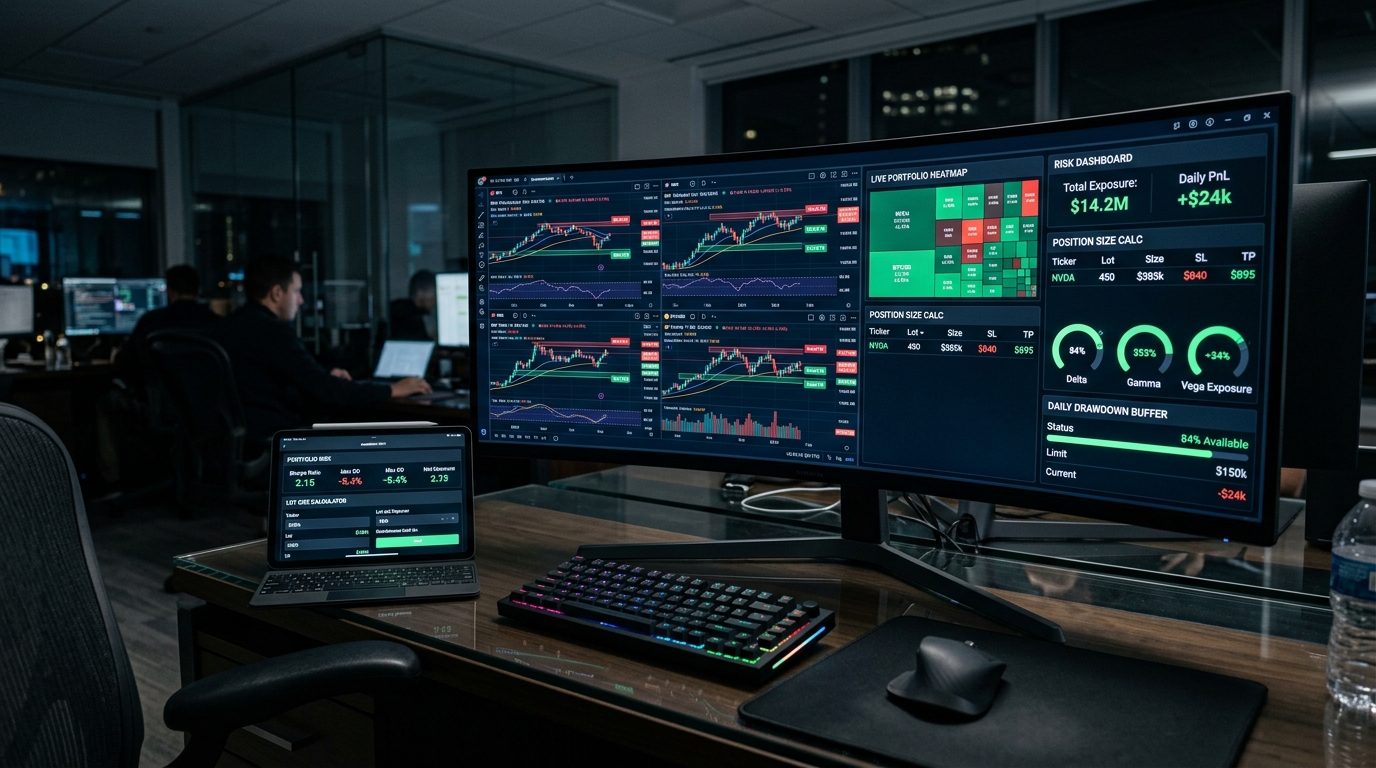 Trading Risk Management Tools and Quantitative Forex Trading Workstation Terminal